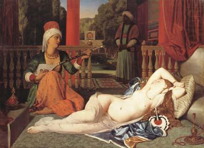 Oadlisque with Female Slave (mk04), Jean Auguste Dominique Ingres